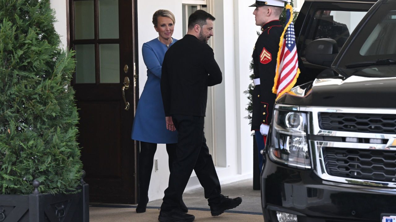 Ukraine President Volodymyr Zelensky visits the White House