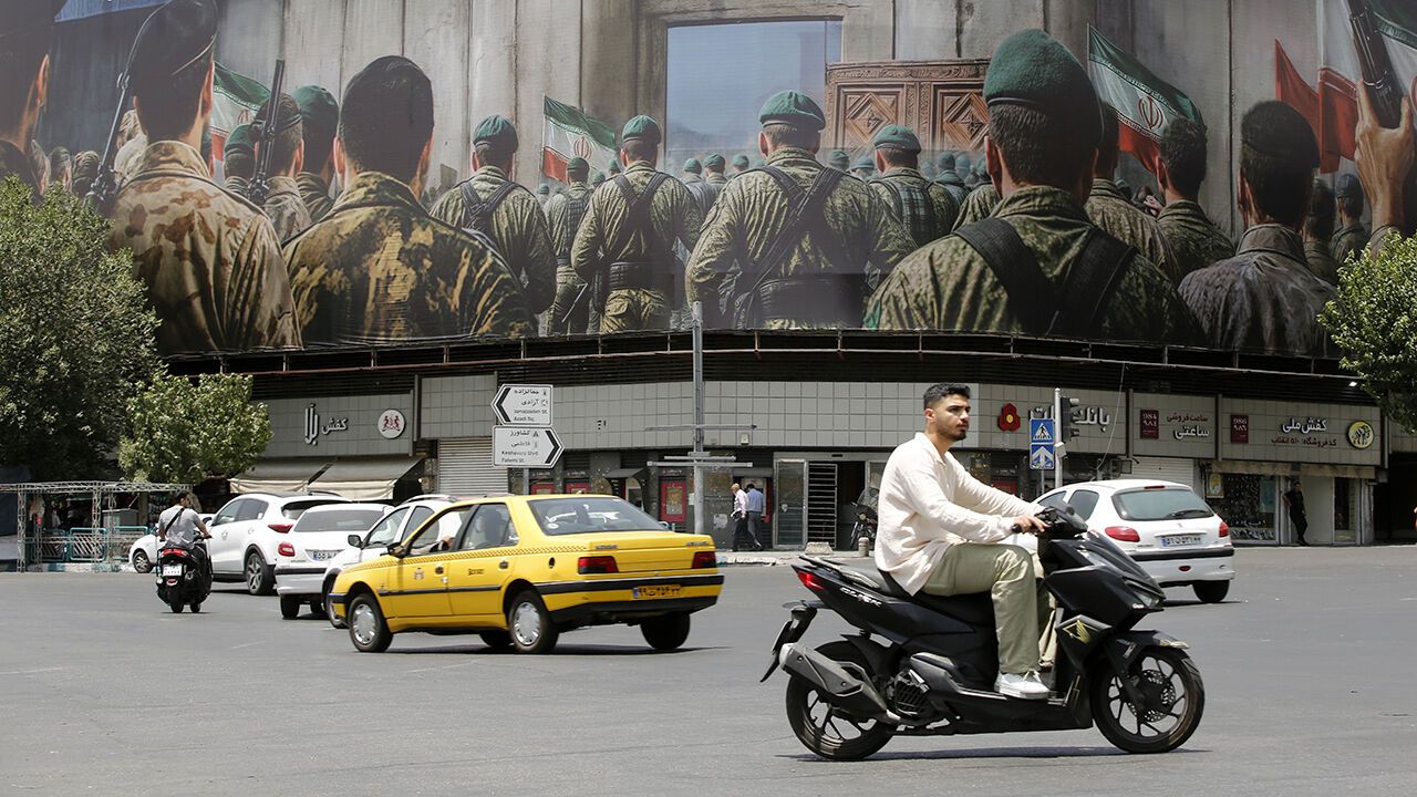 Citizens continue their daily life following the ceasefire between Israel and Iran in the capital Tehran, Iran.